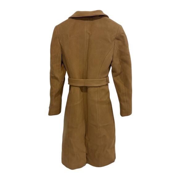 Aritzia Babaton The Connor Coat Cardamom Brown Small NWT Wool/Cashmere Wrap - Picture 3 of 9